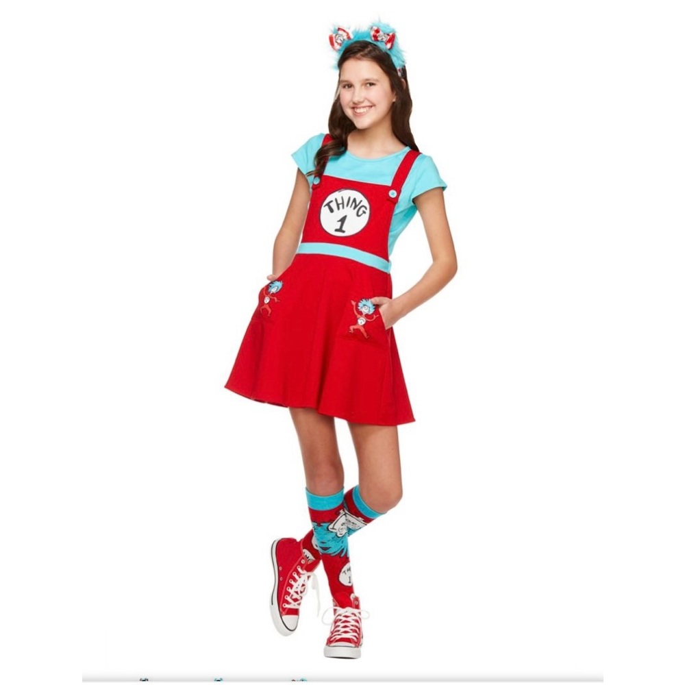Thing 1 & 2 Girl Costume